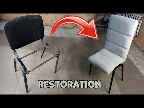 Реставрация стула или перетяжка мебели с изменением дизайна | Changing The Design Of Furniture |
