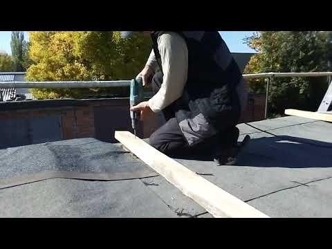 как сделать крышу для гаража из металлопрофиля