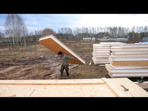 Построили канадский дом за три дня. Пошаговый процесс строительства