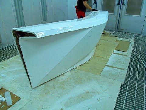 Жидкий акрил для реставрации ванн пример работ Liquid Acrylic For Bath Restoration, Examples Of Work