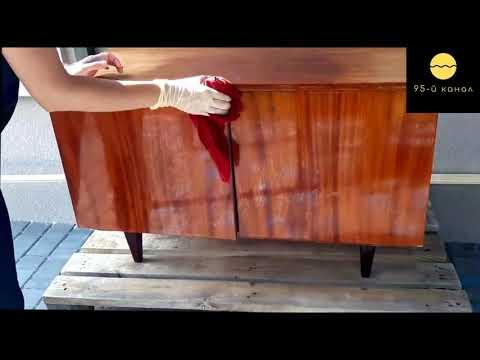 Реставрация старой тумбочки & Делаем модный комод из старой мебели