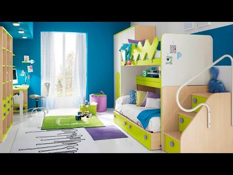 Дизайн детской комнаты для двоих детей.