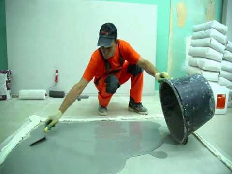 ремонт бетонного пола в квартире своими руками