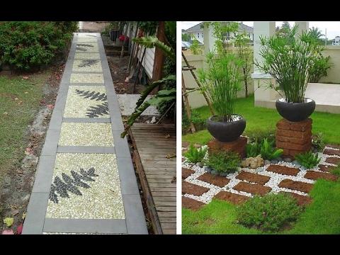 Садовые дорожки  на даче из разных материалов