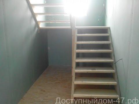 Лестница своими руками за 4500 руб., пошаговая инструкция
