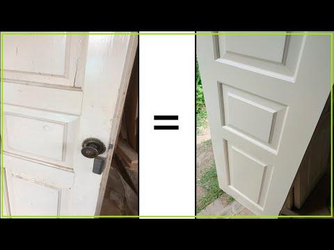 Реставрация старых деревянных дверей / Old Wooden Door Restoration DIY