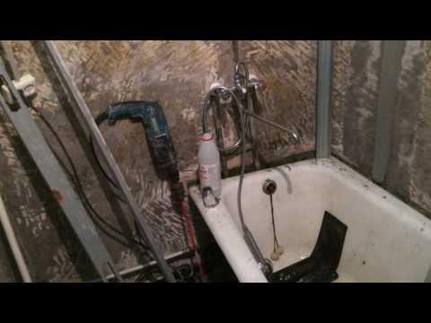 Попытка капитального ремонта ванной комнаты в хрущевке за 3 дня