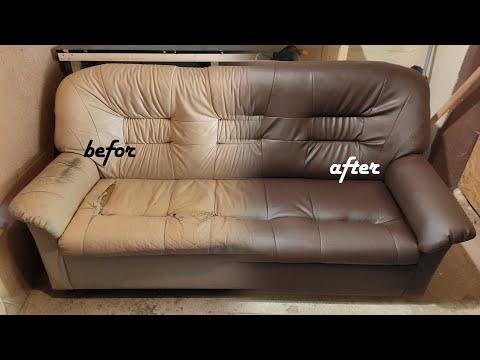 Реставрация - перетяжка дивана. Ремонт мебели своими руками